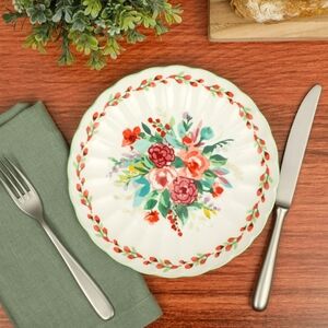 ❤️ 4 Salad Plates New Pioneer Woman Painted Meadow